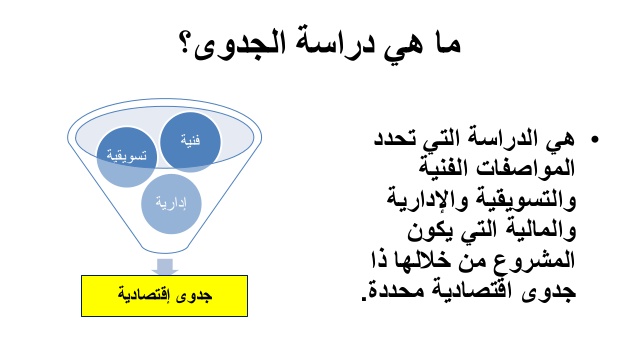 دراسة جدوى جاهزة , معنى دراسة جدوى