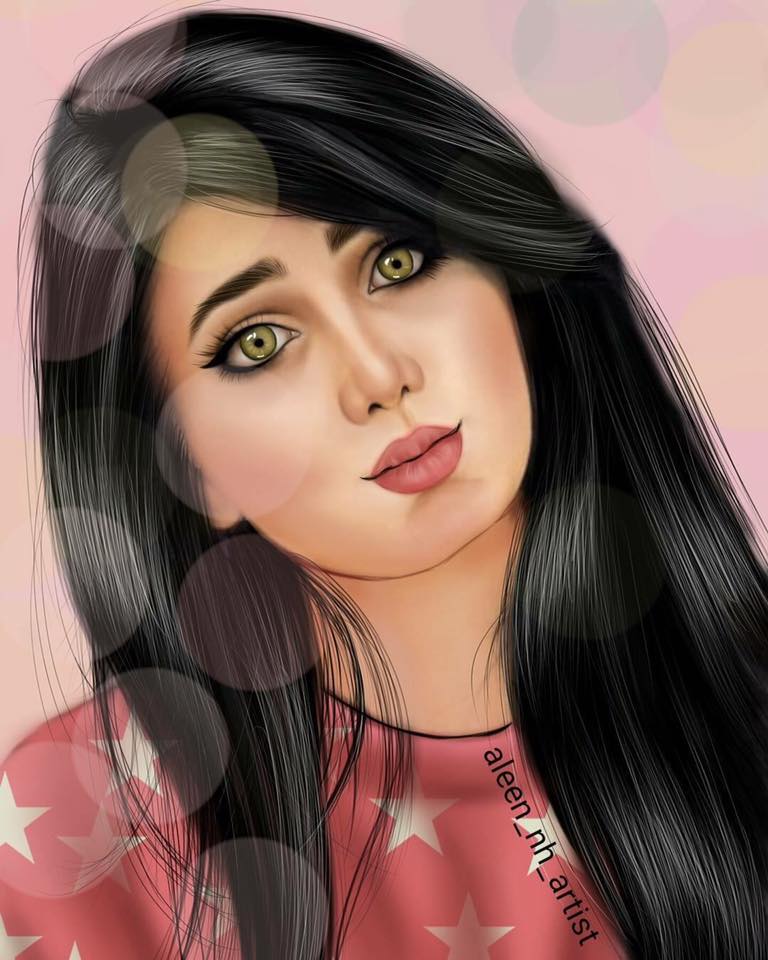 بنات كيوت رسم , صور بنات مرسومة غاية في الروعة والرقة