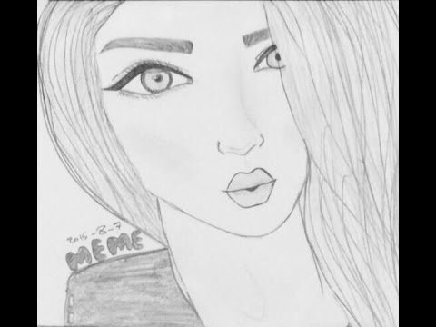 رسومات بنات سهله , اجمل رسومات بسيطه روعه