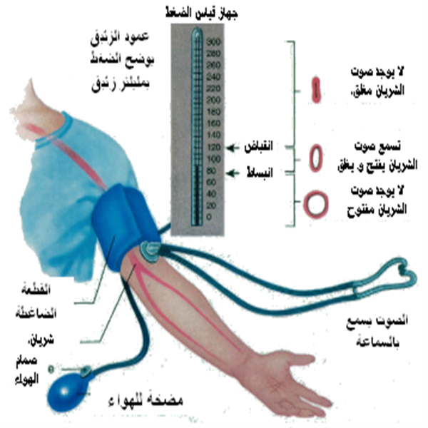 كيفية قراءة قياس ضغط الدم , ماهي القراءة الصحيحة لضغط الدم