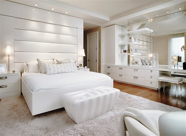 صور غرف نوم بيضاء اجدد اشكال غرف النوم عيون الرومانسية